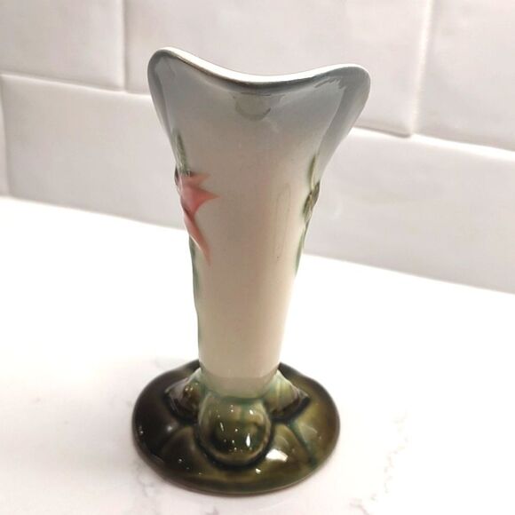 Vintage Hull Woodland Horn of Plenty Pottery Pitcher Vase 1940's - Picture 4 of 10
